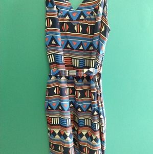 Marc by Marc Jacob's geometric tie dress